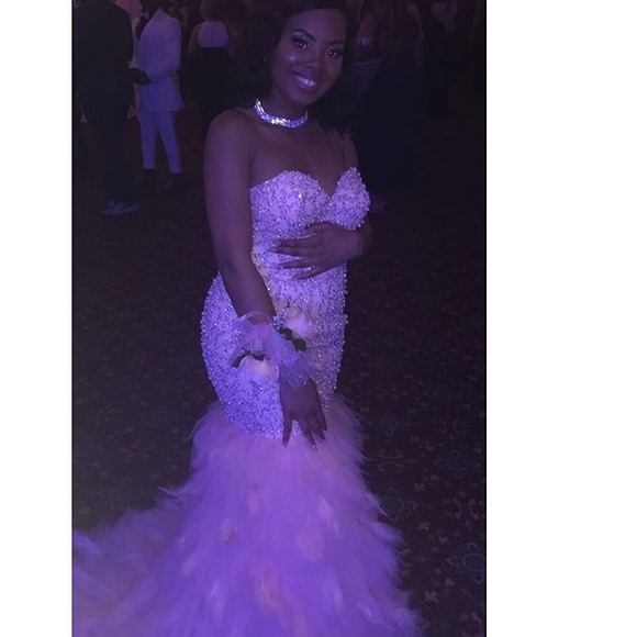 prom dress ‼️ brought from mall in jax , FL - Picture 7 of 8